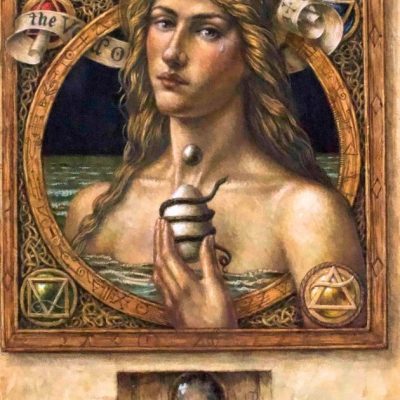 Jake Baddeley - The Elements - The Void - oil on panel - 50 x 35 cm - 2025