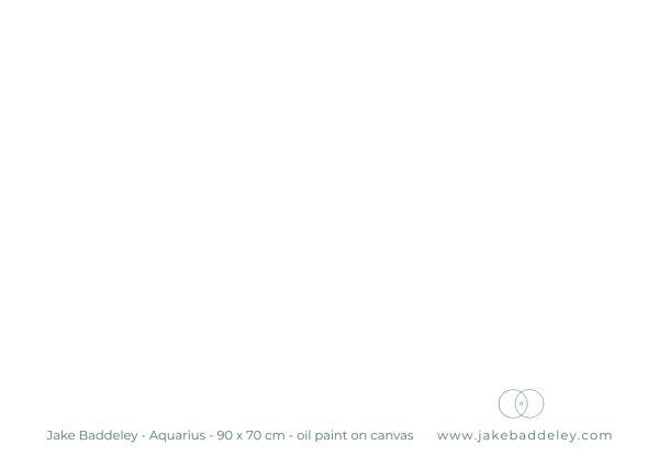 A6 Postcard Aquarius - back
