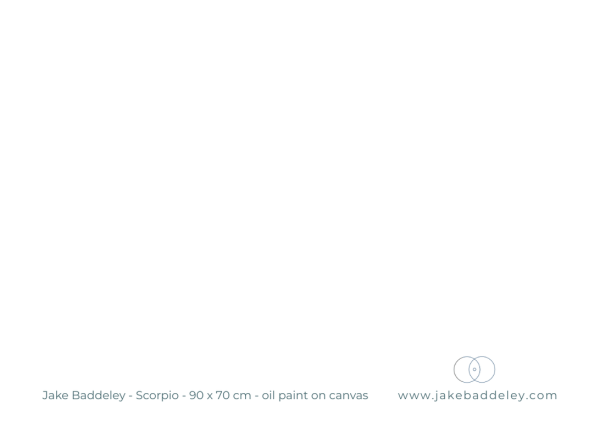 A6 Postcard Scorpio - back