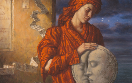 Jake Baddeley - Drawing Down the Moon - detail - featured image blogpost