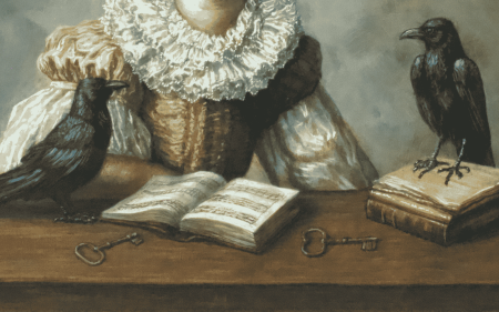 Jake Baddeley - Lady of the Crows - detail - featured image blogpost