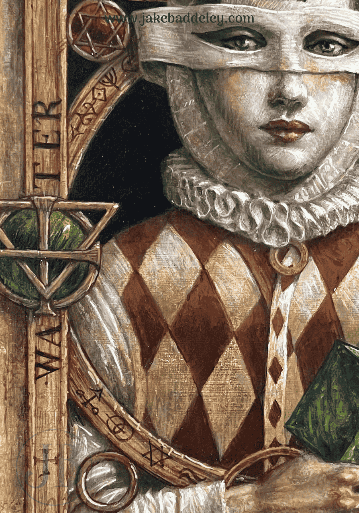 Jake Baddeley - The Elements - Earth - oil on panel - 50 x 35 cm - 2025 - detail