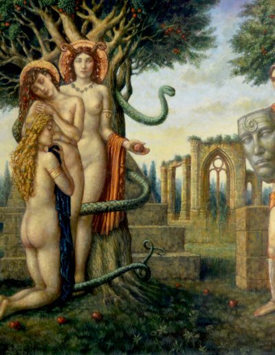 Jake Baddeley - The Secret Garden _ oil on panel - 60 x 80 cm - 2020