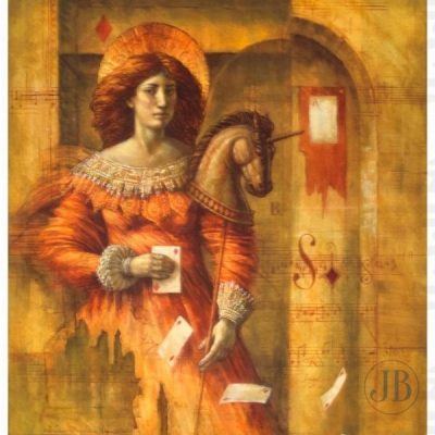 Jake Baddeley - Queen of Diamonds - oil on canvas - 80 x 60 cm - 2024
