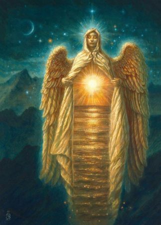 Jake Baddeley - Angel of Light - oil on canvas - 70 x 50 cm - 2015 - COMMISSION