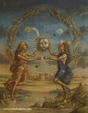 Jake Baddeley - Gemini - oil on canvas - 90 x 70 cm - 2014 - SOLD