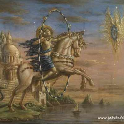 Jake Baddeley - Sagittarius - oil on canvas - 90 x 70 cm - 2014