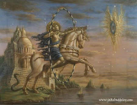 Jake Baddeley - Sagittarius - oil on canvas - 90 x 70 cm - 2014