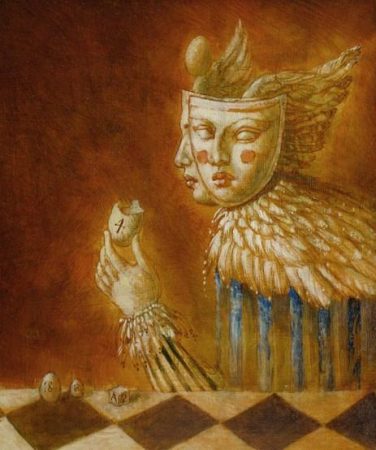 Jake Baddeley - This One is Empty - oil on panel - 30 x 25 cm - 2012 - SOLD