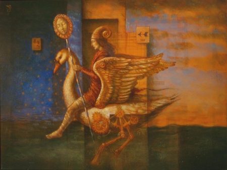 Jake Baddeley - Between Shadow and Light - 90 x 70 cm - 2011 - SOLD
